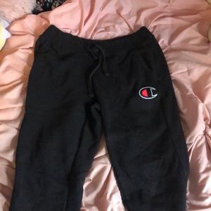 Black Champion Sweatpants